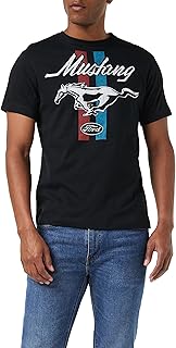 Ford Mustang Striped T-shirt for men (lot of 1).. Your new favorite way to shop online — DIAYTAR Nigeria.