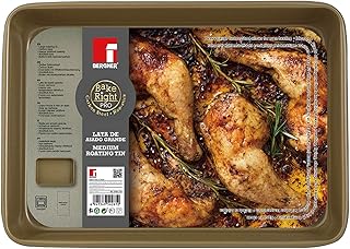 Large rectangular roasting in stainless steel Bergener Bakery Pro Carbon, BG37066GD.. Your shopping dreams realized through DIAYTAR NIGERIA's affordable platform with reliable delivery times.