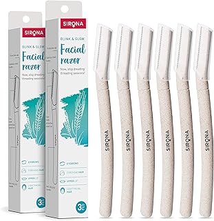 Sirona Blink Sirona razor | Facial and upper lip hair removal tool, eyebrow shaping tool and dermaplaing tool (facial razor, 6 razor blades).. Your complete shopping solution, DIAYTAR NIGERIA offers extensive variety with budget-friendly delivery.