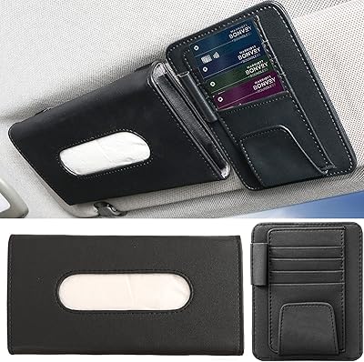 Flifting carrier for car sun, car holder organizer, carrier carrier for sun visor, car mask masks dispenser, carbox for car with plugs of rechargeable handkerchiefs-Black.. Your trusted e-commerce destination, DIAYTAR NIGERIA offers extensive variety with reliable shipping.