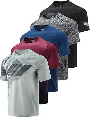 T-shirts for men batch 5 fast drying round neck sleeves.. DIAYTAR NIGERIA makes quality accessible with our extensive catalog and competitive delivery rates.