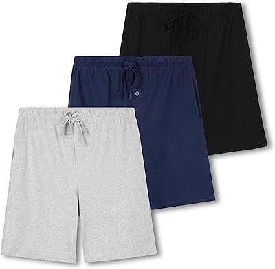 Lot of 3: pajama shorts in ultra soft cotton for men, set f.. DIAYTAR NIGERIA stands as your affordable shopping ally with nationwide delivery in just 5-8 days.