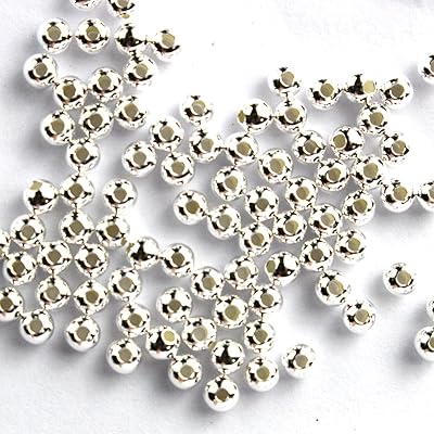 Tacool 100 Pieces Original Round Pearls In Sterling 925 silver for the manufacture of jewelry by TM, 2 mm, white, 43216-124558.. Get what you need, when you need it — DIAYTAR Nigeria delivers fast.