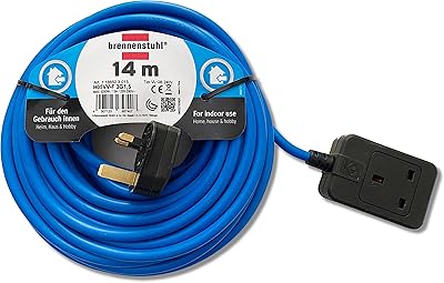 Prinnenstuhl extension 14 meters, blue, H05VV3G1, 5 mm, 240 volts, with PS sheet, 1166503015, standard extension.. DIAYTAR NIGERIA combines affordability, variety, and convenience with nationwide delivery services.