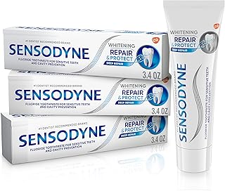 Sensodyne repair & protect whitening toothpaste for sensitive teeth and cavities prevention, 3.4 oz (3).. From household needs to gadgets, DIAYTAR Nigeria has it all.