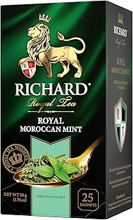 Green tea with Moroccan mint Richard Royale 25 tea sachets.. DIAYTAR NIGERIA: Bringing affordable shopping solutions with a diverse product catalog delivered nationwide.