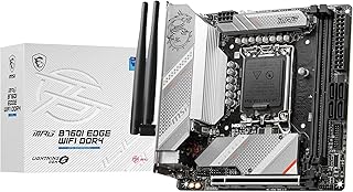 MSI MSI MPS MPS B760i Edge Wifi DDR4, Mini-ITX-Supports Intel Core processors from 12th and 13th generation, LGA 1700-8 Direct 90A VRM, DDR4 Memory Boost 5333+MHz/OC, PCIe 5.0 x16, 2 x m .2 Gen4, Wi-Fi 6E.. DIAYTAR NIGERIA: Where every shopping need is met with affordable prices and timely delivery.