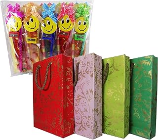 Stationee kit brunette leaf, pencil tail, gum, balance and Smiley badge Best birthday gift (lot of 12, with gift bag).. Your complete e-commerce destination, DIAYTAR NIGERIA combines variety with budget-friendly nationwide shipping.