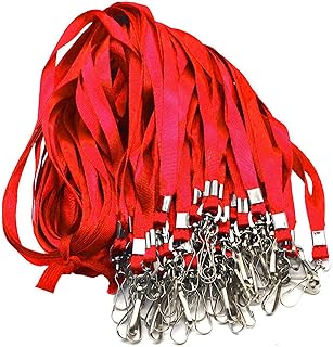 Large strap for flat identification badge with clip and swivel hook in pebbles.. DIAYTAR NIGERIA: Bringing quality products to your doorstep at prices that won't break the bank.