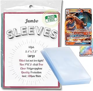 Set of 40 cases for Pokémon Jumbo cards adapted to games.. Experience shopping without limits at DIAYTAR NIGERIA, where affordability meets convenience in just days.