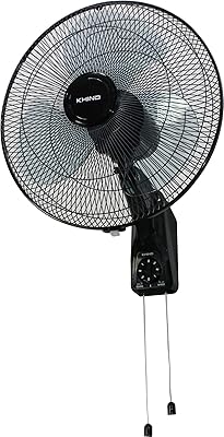 Khind wall fan made in Malaysia WF16K2, size 16 inch, 3 pales as, double traction cord - black.. Your budget-friendly online marketplace, DIAYTAR NIGERIA delivers a world of products in just 5-8 days.