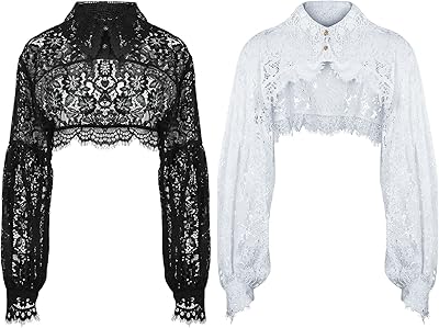 Dickie sun protection blouse with false detachable collar, floral embroidered collar, lace half-stake, long sleeve blouse for women and girls.. Your complete e-commerce solution, DIAYTAR NIGERIA offers variety and value with nationwide shipping.