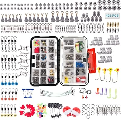 Set of Fishing Accessories Hercules equipment kit 403 rooms with box comprising a hook.. DIAYTAR NIGERIA: Where every search leads to affordable products delivered promptly across Nigeria.