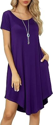 Full and soft relaxed dress with narrow neck short -sleeves and women's pockets.. Shop efficiently with DIAYTAR NIGERIA, offering thousands of products at unbeatable prices delivered promptly.