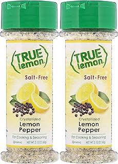 Real lemon pepper seasoning (pack of 2) natural ingredients, salt, gluten -free.. Need it fast? Need it cheap? Choose DIAYTAR Nigeria.