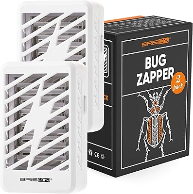 BRYSON BUG ZAPPER FOR THE HOME - Interior electric fly trap - Mosquito, insect and flies killer with 8 lights, pack of 2.. DIAYTAR NIGERIA brings the marketplace to your screen with affordable products delivered in 5-8 days.