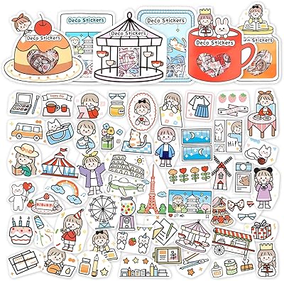 240 Sheets of Scrapbooking Washi stickers, adult planner decorations, matching stickers, pack of 6 for newspaper albums, arts and manual work (beauty).. Experience the power of choice with DIAYTAR NIGERIA's extensive catalog and reliable delivery service.