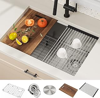 Kitchen sink under sink, stainless steel kitchen sink of 18 caliber with accessories, high quality hand -made kitchen sinks (27 inches).. Your shopping needs fulfilled through DIAYTAR NIGERIA's extensive selection and nationwide delivery.