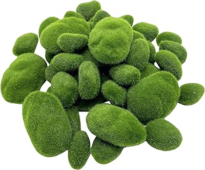 40 pieces Duenew Artificial foam balls decorative stones covered with green foam for plants interior decoration 4 sizes.. Your digital shopping companion, DIAYTAR NIGERIA offers unmatched value with nationwide shipping.