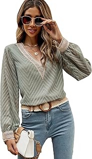 Tricotted lace lace workthe in V -neck lace and wide sleeves for women.. Experience the simplicity of DIAYTAR NIGERIA's extensive marketplace with delivery within 8 days.