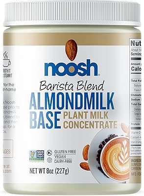 Non -sweet concentrated almond milk - vegan, kosher, long conservation, keto compatible, gluten -free, long conservation. Perfect for smoothies, coffee, tea or almond milk (Barista, 8 Oz).. DIAYTAR NIGERIA: Your partner in affordable online retail with reliable delivery across the nation.