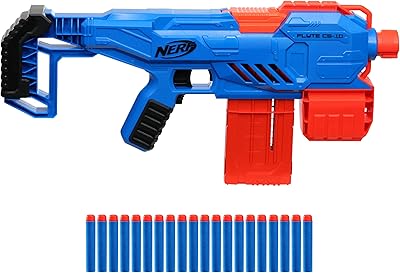 Nerf Alpha Strike Flight CS -10 Motorized blaster - 10 clip darts - 20 officials officials officials - for children, adolescents and adults, multicolored (E8696).. DIAYTAR NIGERIA makes online shopping accessible to all with budget-friendly prices and reliable delivery.