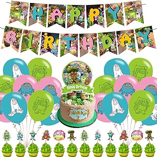 Anniversary party decorations of singing monsters with Banner Happy Birthday Cupcakes and Balloons decorations.. DIAYTAR Nigeria is your reliable online shopping destination offering an extensive range of products across all categories. Enjoy fast nationwide delivery in just 5 to 8 days and some of the lowest prices in the market.