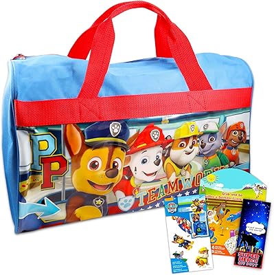 Set of Paw Patrol shoulder bags for boys and children, 4 rooms with Paw Patrol travel bag, stickers, door hooks and more | Paw Patrol Sport.. DIAYTAR NIGERIA makes luxury accessible with our affordable prices and dependable delivery service.