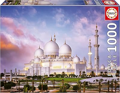 Puzzle of the Great Mosque Aduca Sheikh Zayed 1000 pieces, multicolored.. DIAYTAR NIGERIA: Bringing affordable shopping solutions with a diverse product catalog delivered nationwide.
