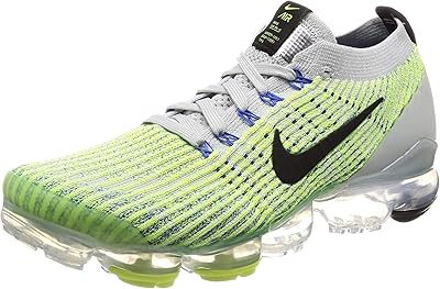 Air VAPORMAX FLYKNIT 3 MALE Style: AJ6900-005, Light/Black Silver/Volt Glow, 8.5.. Everything you want, delivered fast — DIAYTAR Nigeria does it better.