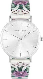 Quartz watch for women Christian Lacroix, analog display and leather bracelet.. DIAYTAR NIGERIA: Your trusted e-commerce partner with extensive product choices and affordable delivery.
