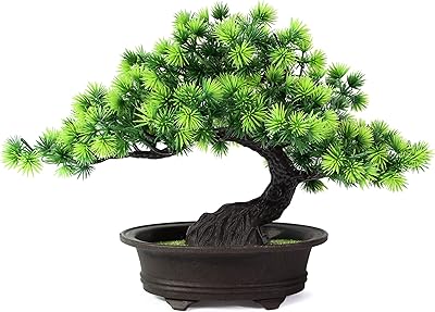 Artificial juniper bonsai for the interior decoration of the home office (pine bonsai).. Unlock access to a wide range of products with DIAYTAR NIGERIA's affordable e-commerce platform.