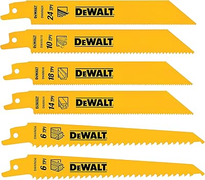 Dewalt alternative saw blades, metal/wood cutter, 6 pieces (DW4856).. Shop from our extensive catalog at DIAYTAR NIGERIA and enjoy doorstep delivery in just 5-8 days.