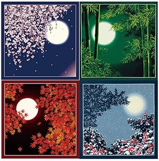 Furoshiki Wrap Cloth 4 Seasons in Japan Lot of 4 Spring Summer Fall Winter 19.98 "X 19.98".. Say goodbye to limited options and long shipping times. DIAYTAR Nigeria delivers variety, quality, and affordability straight to your door.
