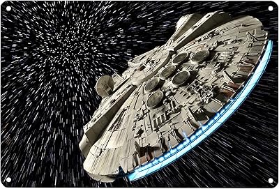 WTJGHY Vintage Star Wars Metal sheet 8 "X 12" Metal Decoration at home, Café.. Discover thousands of products on DIAYTAR Nigeria with delivery between 5 to 8 days across the country.