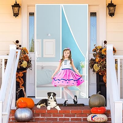 Anti-insect door curtain, size 170 x 265 cm (size 663), with wooden hooks, automatic magnetic closure top and white.. DIAYTAR Nigeria — the online store where variety meets value.