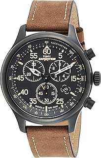 Quartz watch for men with display chronograph and leather bracelet - T49905, bracelet.. Discover endless possibilities with DIAYTAR NIGERIA's comprehensive catalog and budget-friendly delivery.
