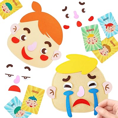 15 sets of social and emotional educational toys for children making faces.. Order today, receive this week — shopping with DIAYTAR Nigeria is that simple.