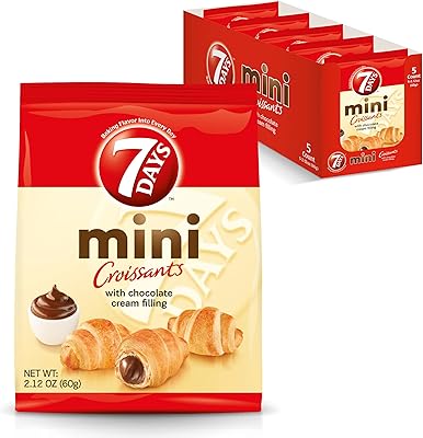 Mini bags of croissants 7days, chocolate garnish, individual -size snack bag, take -out bakery (2.12 oz, pack of 5).. Your trusted marketplace, DIAYTAR NIGERIA offers comprehensive selection with budget-friendly delivery.