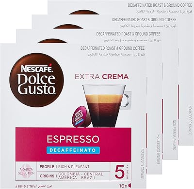 Decapéed Espresso Capsules Nescafé Dolce Gusto 88 g (3+1 free).. Whether it’s gadgets or groceries, DIAYTAR Nigeria delivers in less than 8 days.