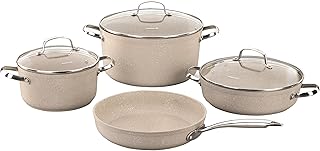 Korkmaz granita forged aluminum kitchen battery, 7 rooms, induction -up granite kitchen battery, set of pans and stoves.. Shop with confidence at DIAYTAR NIGERIA, offering extensive product variety with nationwide delivery.
