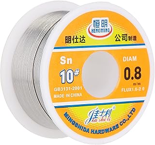 Welding wire coil with tin and lead colophane 0.8 mm, 100 g, H8495.. Your shopping journey simplified with DIAYTAR NIGERIA's vast selection and budget-friendly shipping.