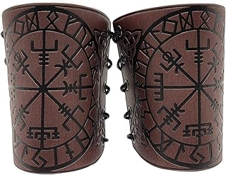 Hiifeuer Viking Vegvisir Hiifiser-Bras Protest in relief three colors, medieval-fade-faxes in faux leather for Halloween ren doing.. DIAYTAR NIGERIA combines affordability with convenience, delivering your purchases within 5-8 days.
