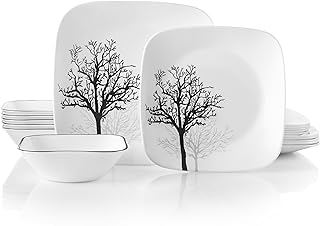 Set of Corel square cutlery 18 pieces resistant to bursts, service for 6 18 pieces 1134340.. DIAYTAR NIGERIA: Where every Nigerian finds what they need at prices they can afford, delivered promptly.