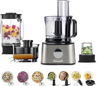 Complete Kenwood FDM307ss 800 Watts Culinary Robot With Crusher - Black Silver.. Quick delivery. Quality products. Great deals. That’s DIAYTAR Nigeria.