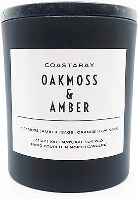 Costa bay oak mousse candle | Natural soy candles, very flavored for men, long duration 45 hours, non -toxic, aromatherapy, simple and modern design, hand flowing in the United States - 201 g.. DIAYTAR NIGERIA brings the market to your screen with thousands of affordable products delivered to your door.