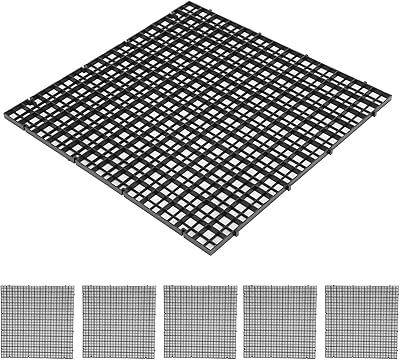 【】 Aquarium background filter, aquarium cage, versatile design in flexible plastic mesh for aquarium (black, 30 x 30 cm).. Everything you need is just a click away with DIAYTAR Nigeria — shop now and receive your order in days.