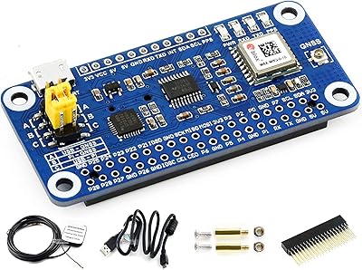 Hat GNSS Max M8Q for Raspberry Pi 4B/3B+/3B/2B/Zero/W/Zero Wh and Jetson Nano, supports the multi-constellation receiver, GPS, Beidou, Galileo, Glonass.. DIAYTAR NIGERIA puts thousands of products at your fingertips with affordable prices and delivery within a week.
