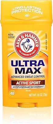 Déodorant solide arm & hammer ultramax, active sport, gms.. DIAYTAR NIGERIA: Connecting Nigerians with affordable products through our expansive e-commerce platform.