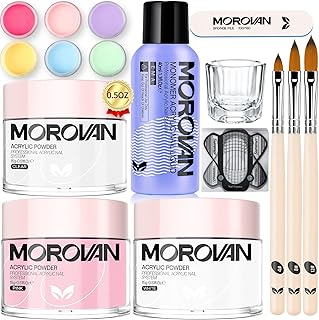 Kit of morovan acrylic nail, acrylic powder with professional liquid monomer for nail extensions, acrylic nail brush, starter kit for nail art.. Experience the ease of digital shopping with DIAYTAR NIGERIA's affordable and diverse marketplace.